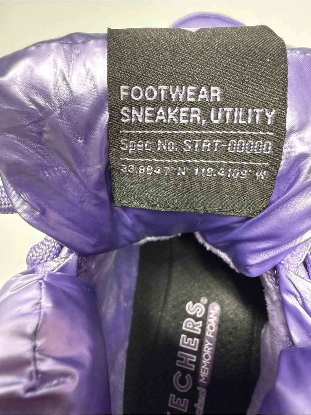 Skechers Street Uno Peaks Moon Puffz Purple Women’s  6 Sneakers 175559 No Box